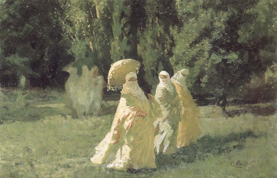 The Favorites from the Harem in the Park